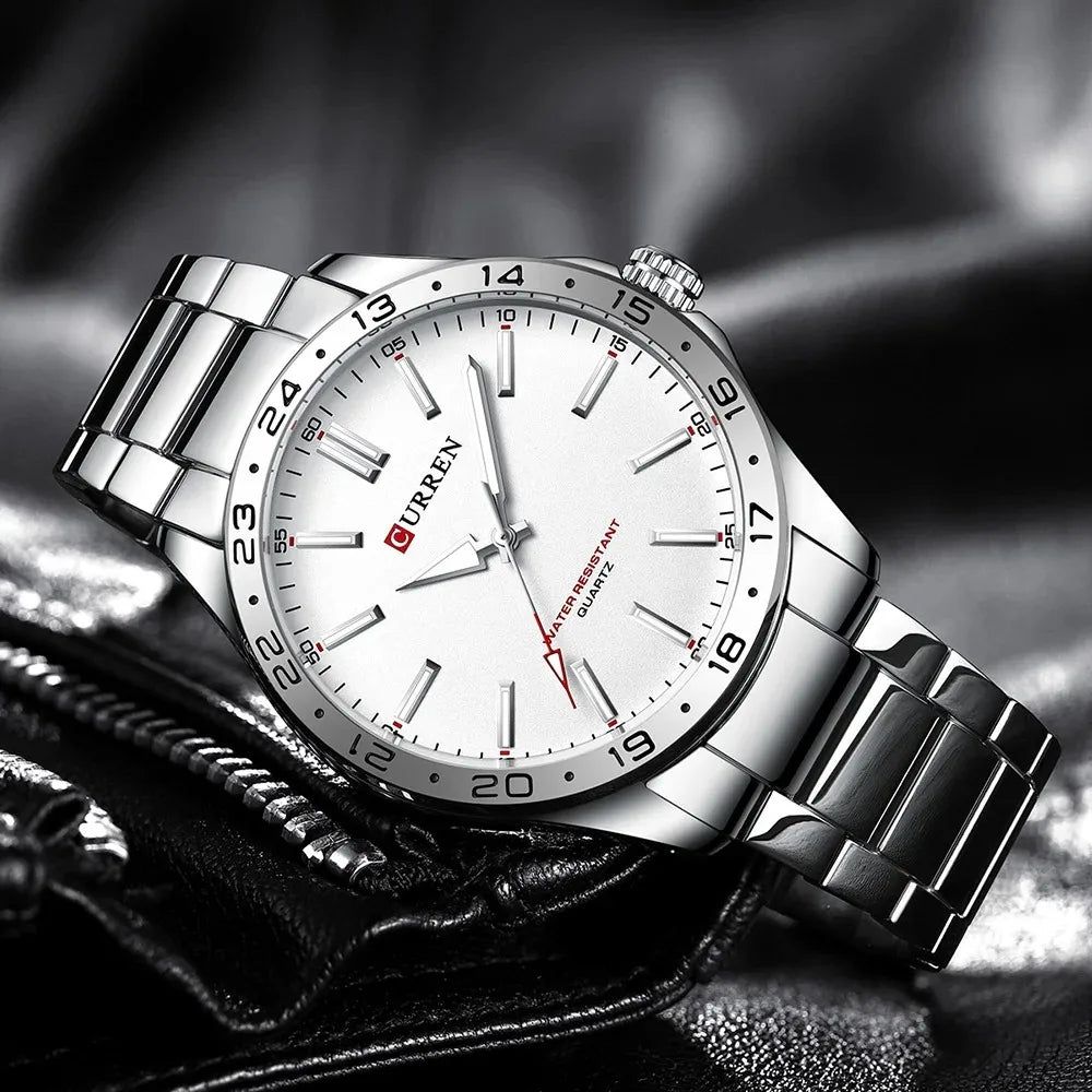 vastara 8452 ultra thin simple hodinky stainless steel for clock relogio masculino watch 5 - classic unisex timepiece with