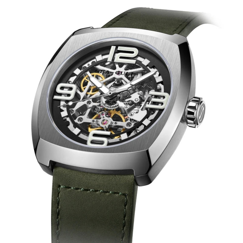 Seagull Men's Mechanical Watches MM Skeleton Dial - Product Image 2