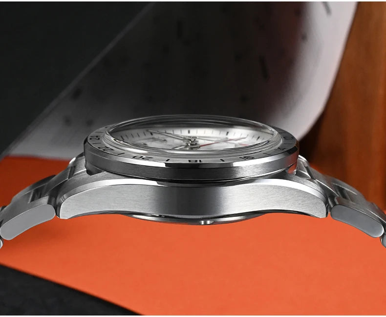 San Martin Men GMT Watch mm Automatic Mechanical - Product Image 2