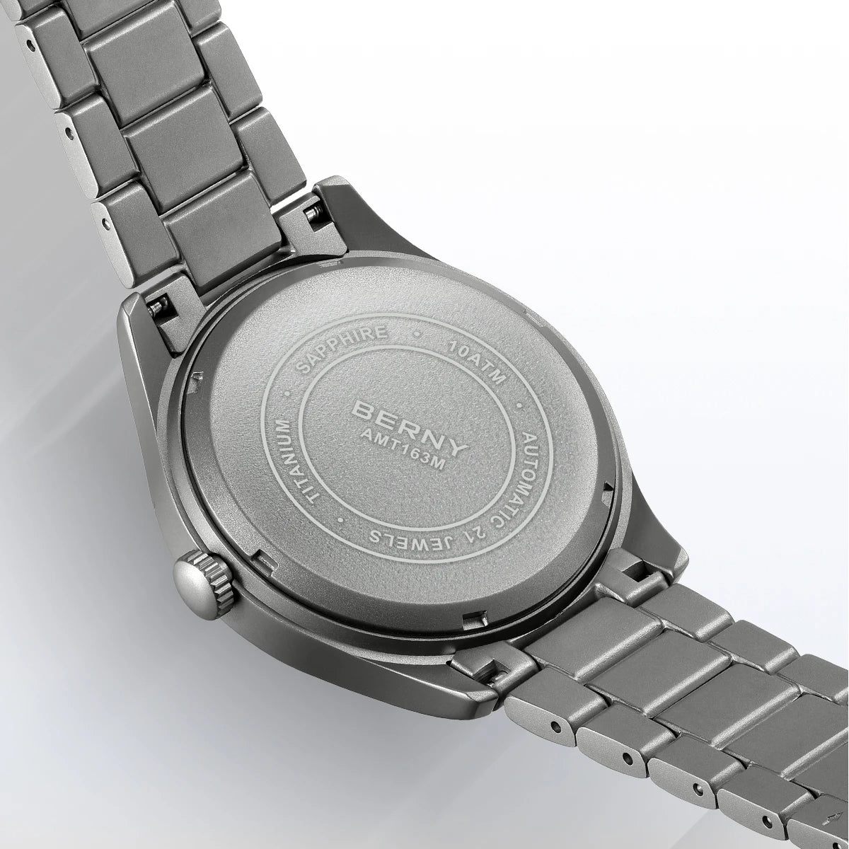 vastara berny full titanium es for sapphire super luminous field pilot date sports easy read watch 12 - sports unisex