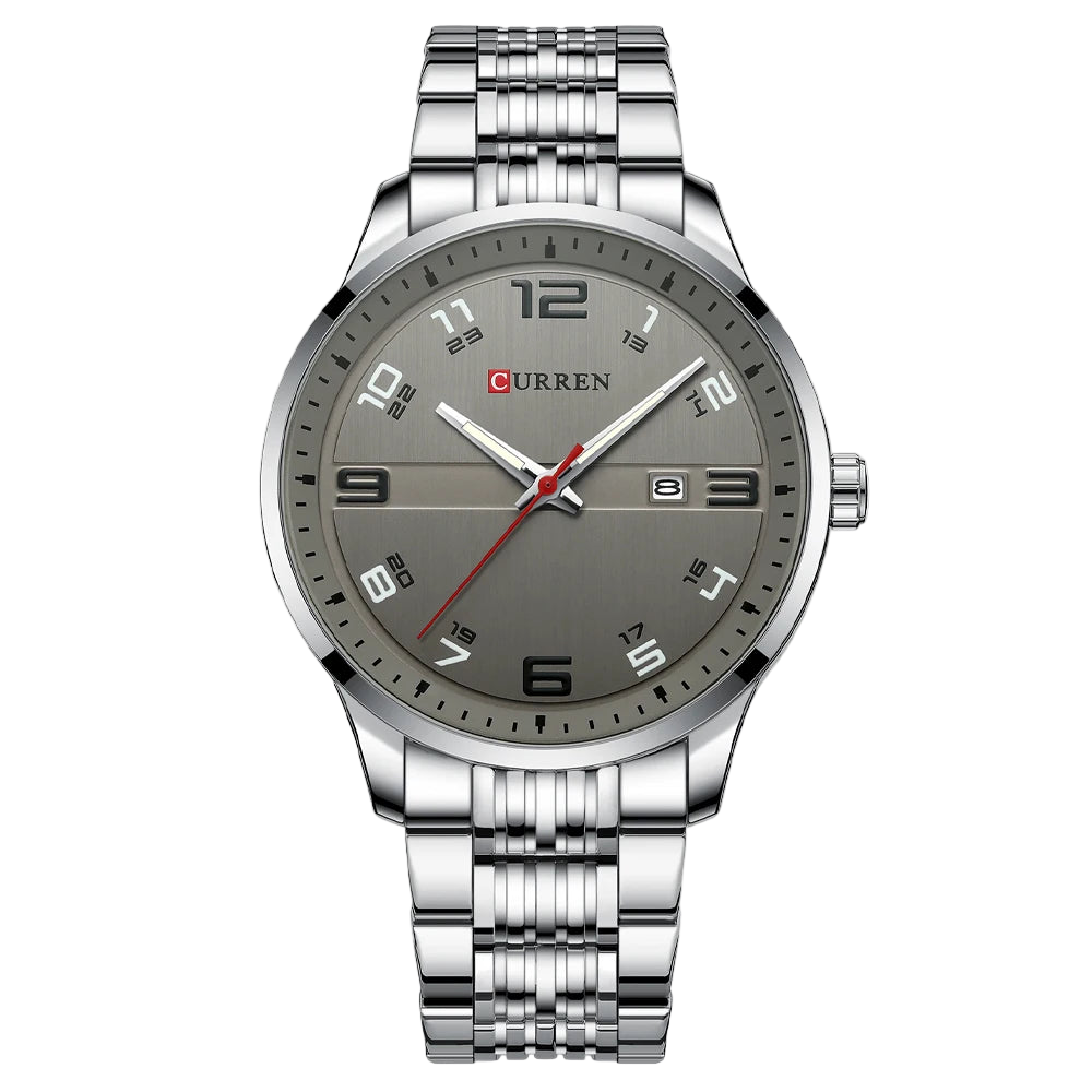 VASTARA vastara men's automatic watch steel date luminous 42mm unisex timepiece - stainless steel stainless steel watch (USA)