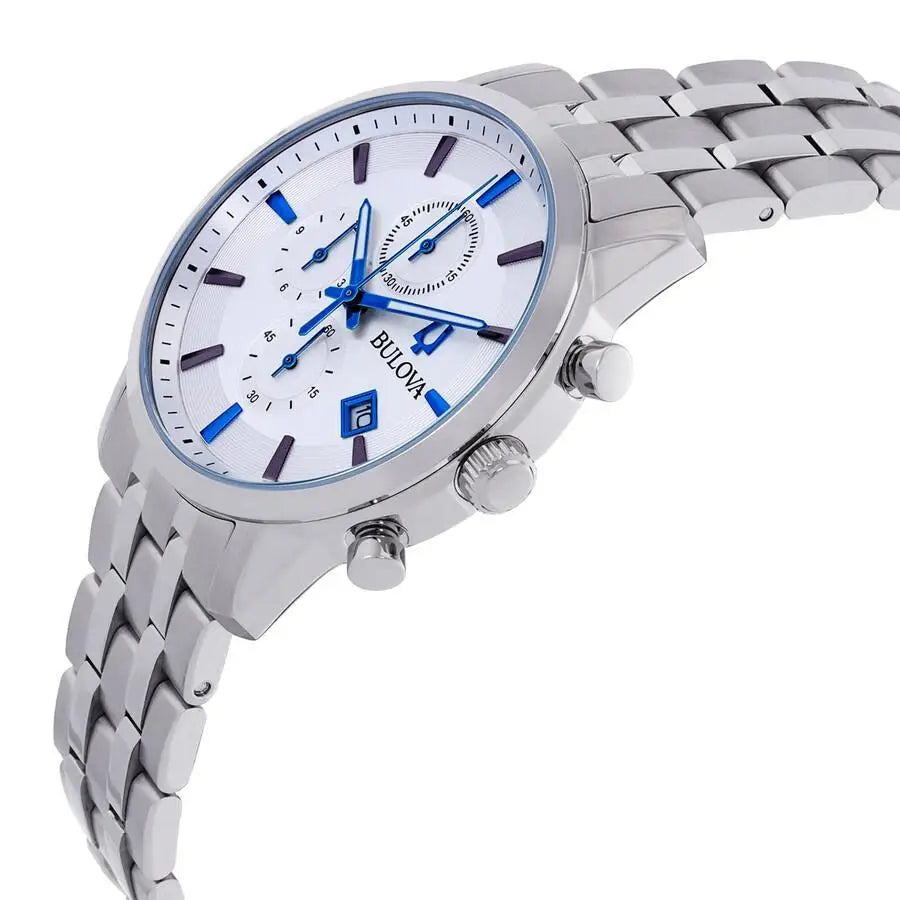 Bulova | Sutton Chronograph Quartz Silver Dial - Product Image 2