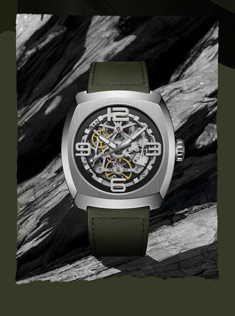 Seagull Men's Mechanical Watches MM Skeleton Dial - Product Image 19