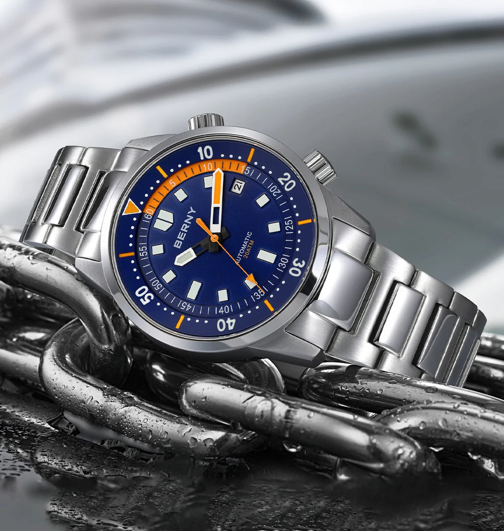 vastara - berny professional dive watch 200m watch 11 - sports unisex timepiece with waterproof (USA)