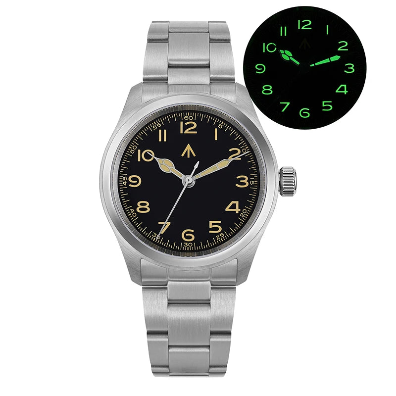 Militado ML Vintage Black Watch VH Sweep Quartz - Product Image 42