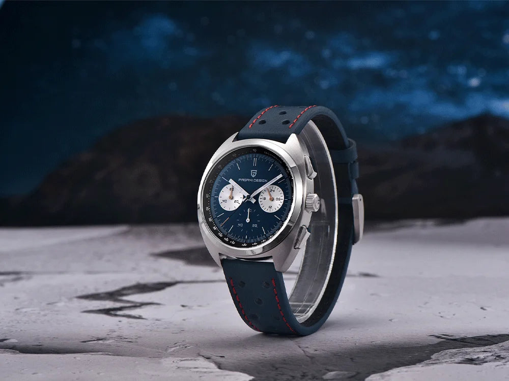 vastara luxury men’s chronograph – sapphire stainless steel watch 16 - casual unisex timepiece with chronograph (USA)