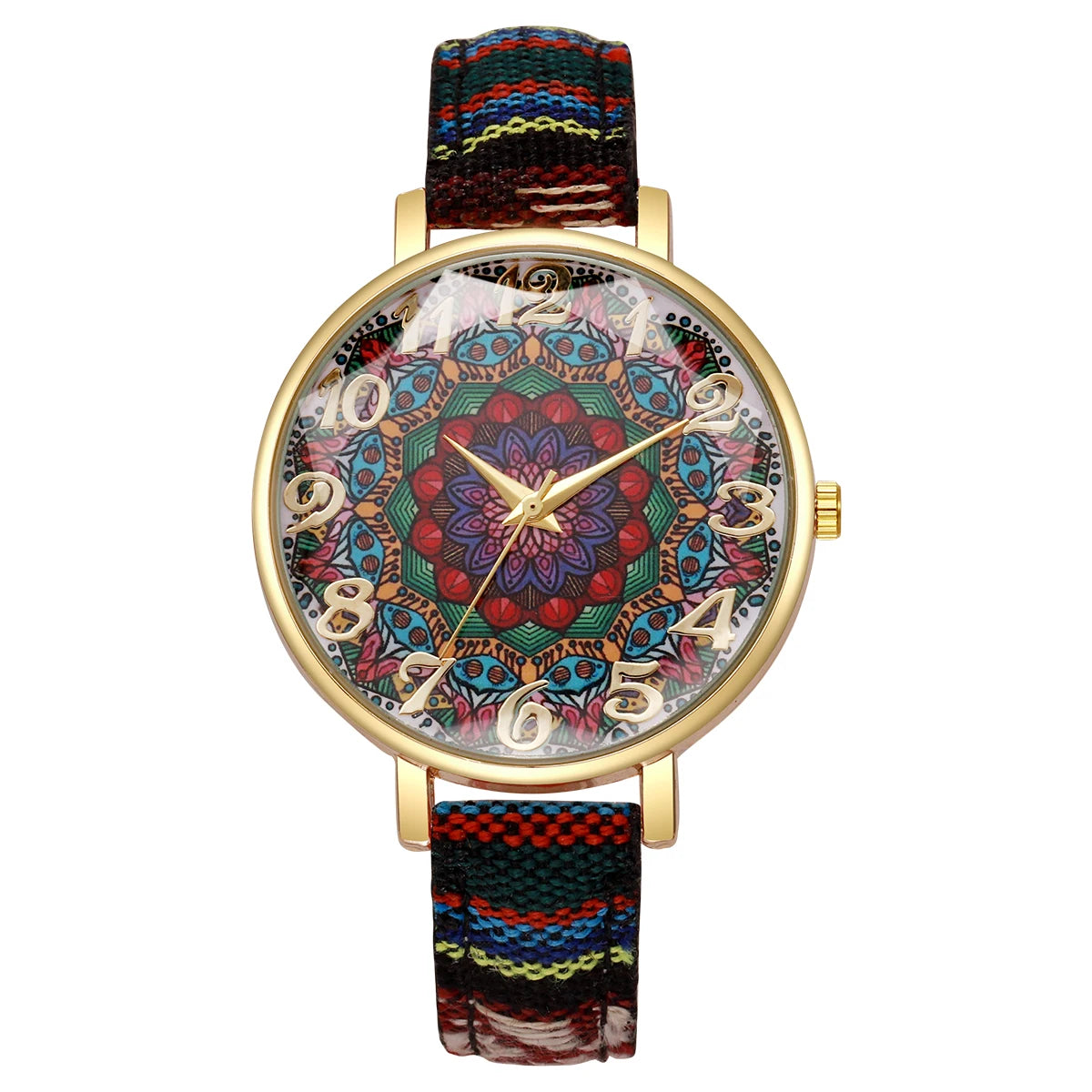 vastara women watches vintage flowers watch 8 - vintage unisex timepiece with waterproof (USA)