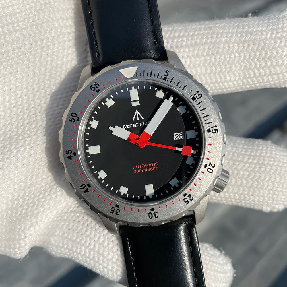 vastara sapphire steelflier official sf752 watch 38 - classic unisex timepiece with stainless steel (USA)