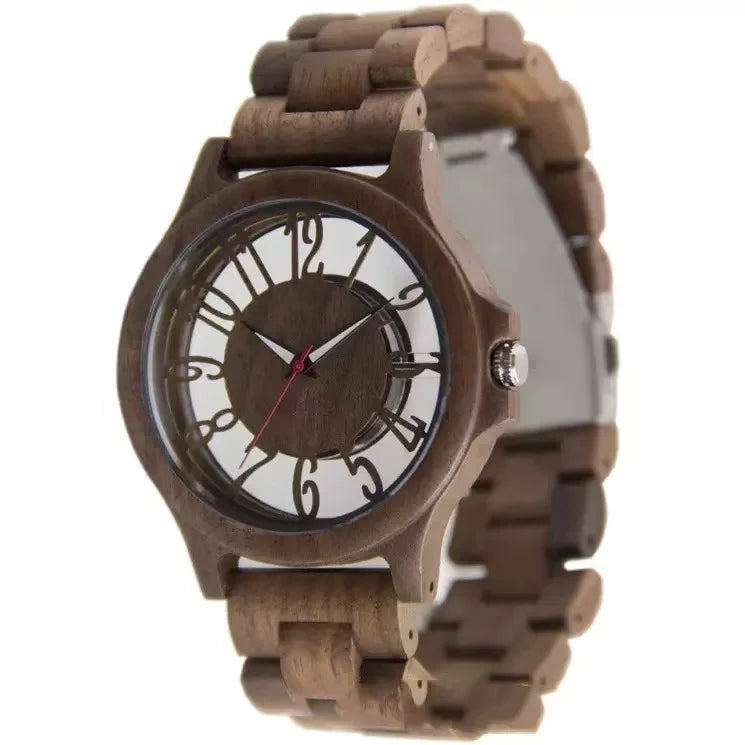wooden watches for men handmade engraved wood watch analog quartz men's wooden watch watch 7 - casual unisex timepiece with