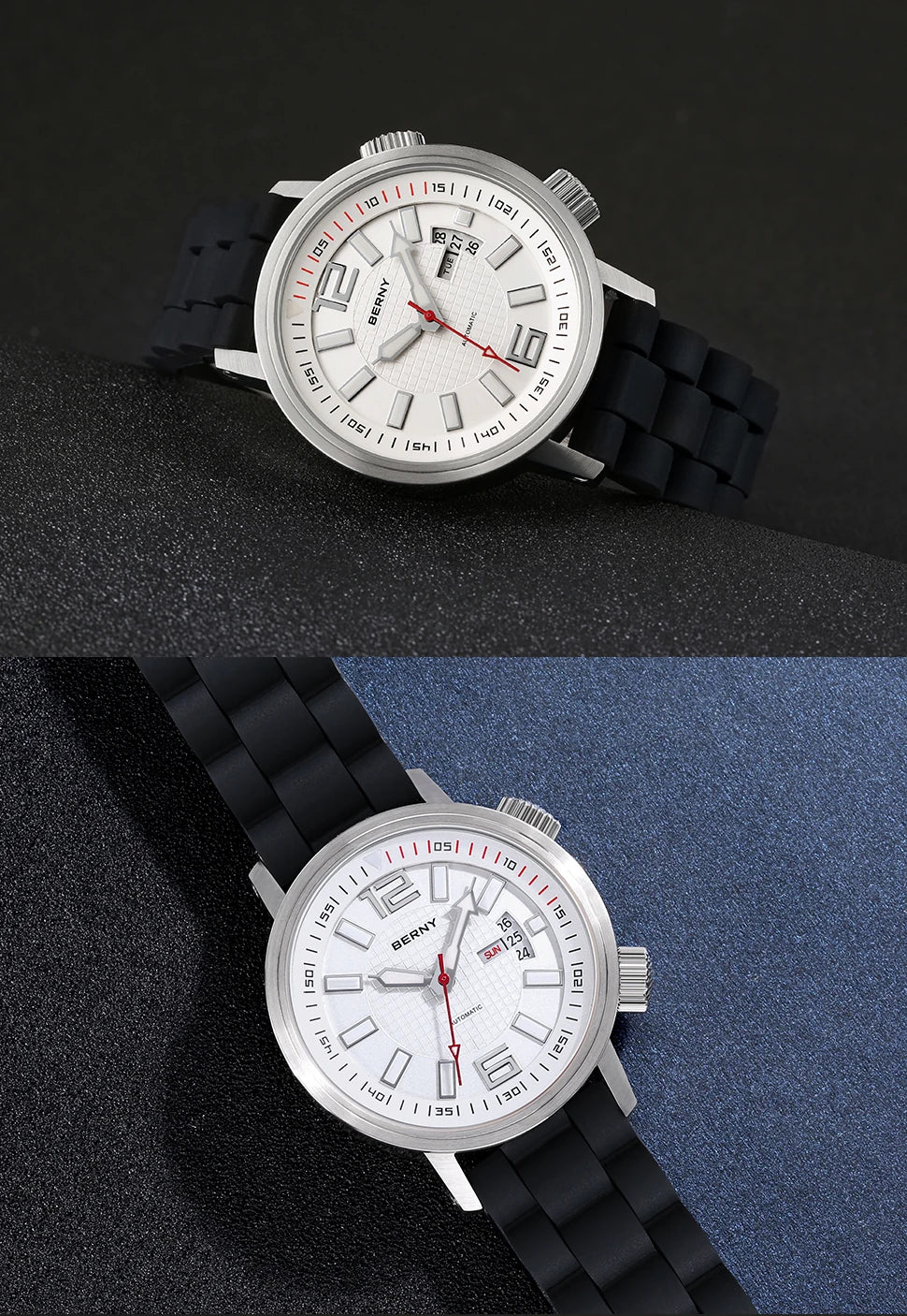 vastara - berny diver automatic mechanical watch watch 6 - casual luxury timepiece timepiece with waterproof (USA)