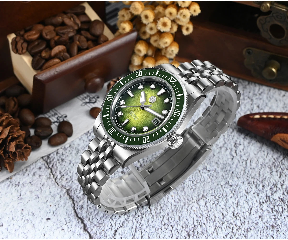 San Martin .mm mm Enamel Spiral Vortex Dial Men - Product Image 26