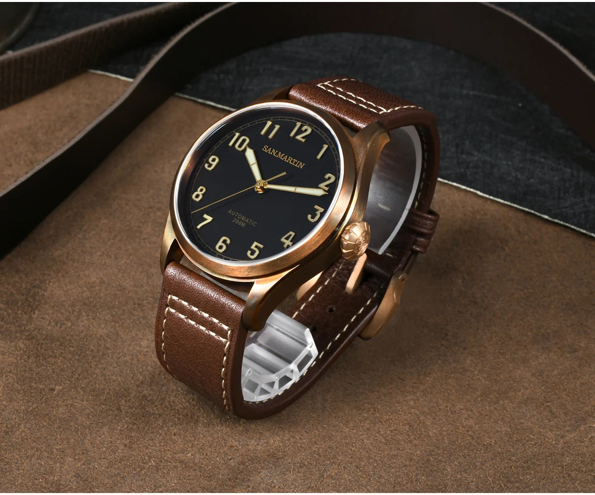 San Martin mm Retro Men Diver Watch CuSn Bronze - Product Image 10