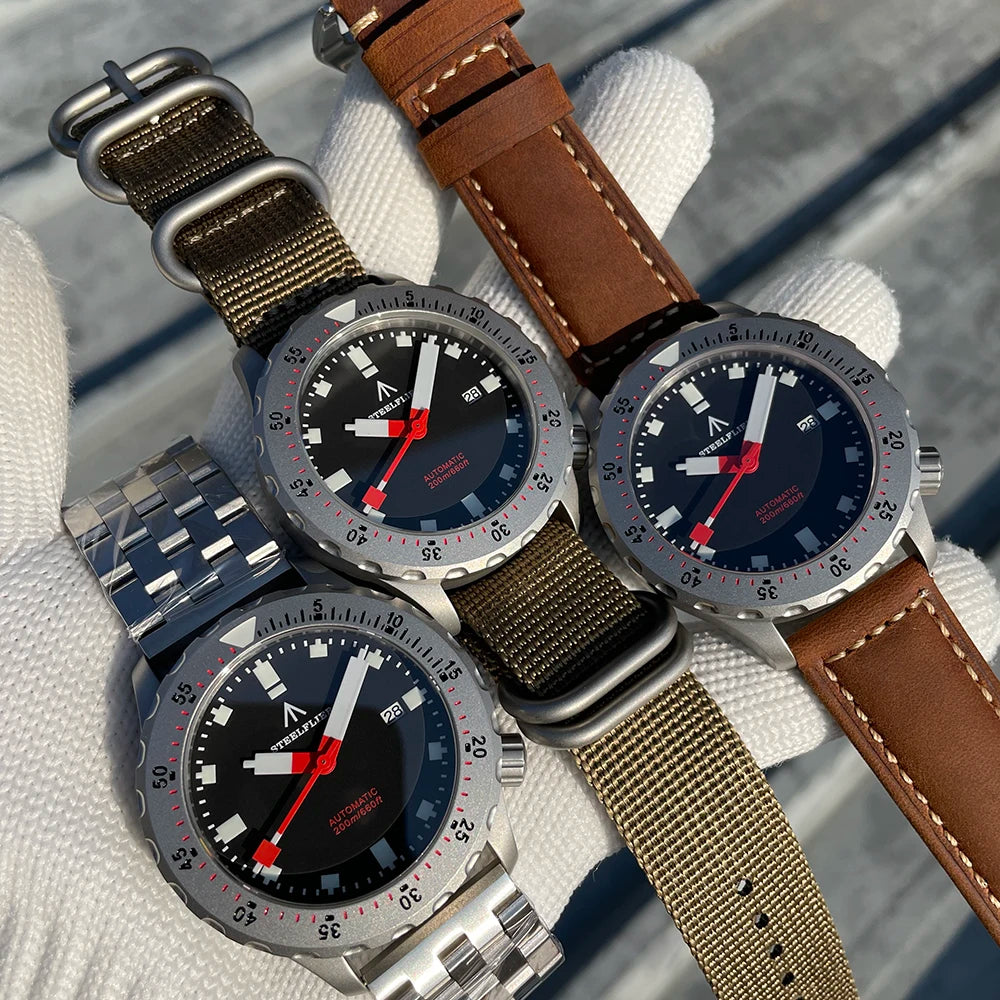 vastara sapphire steelflier official sf752 watch 8 - classic unisex timepiece with stainless steel (USA)