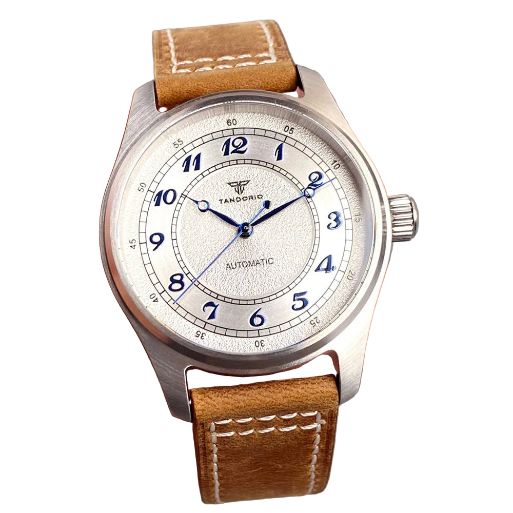 vastara tandorio 39mm pilot steel/titanium/bronze 's automatic 20bar dive nh35 pt5000 mechanical sapphire vintage wrist