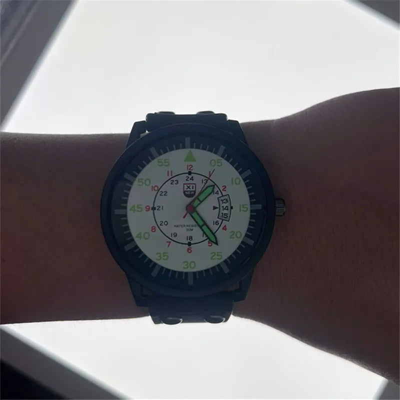 vastara reloj hombre xinew es for leather band simple sports date wristes relogios masculinos genuine leather with genuine