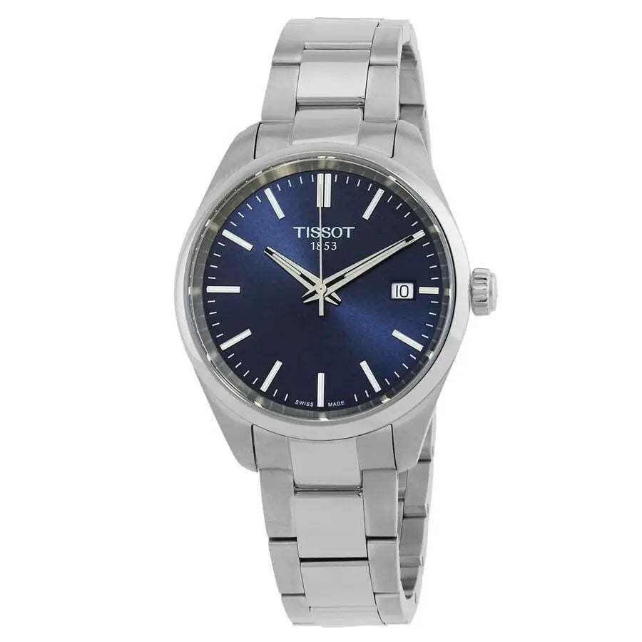 Tissot | PR Quartz Blue Dial Ladies Watch T - Luxury Watch with precision timepiece