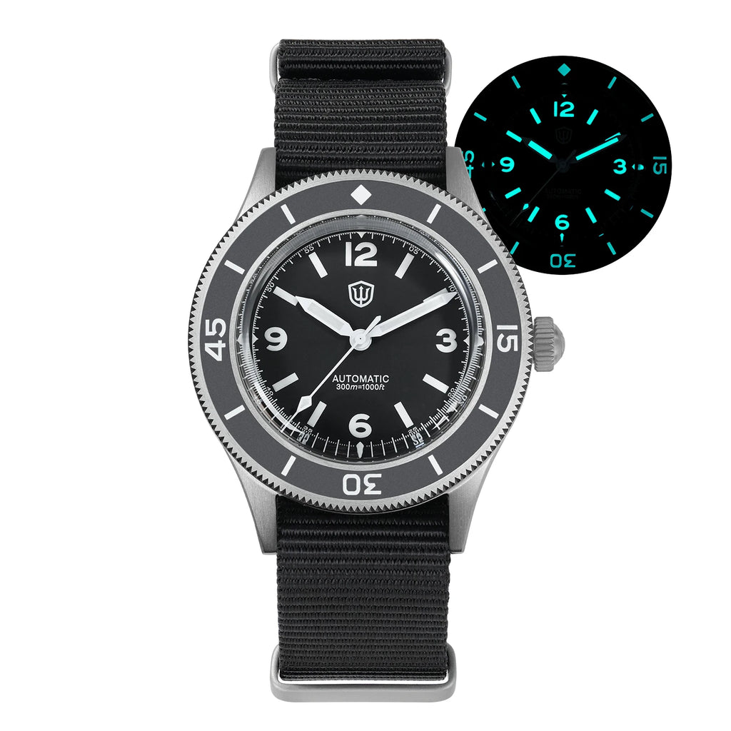 watchdives wd50ti titanium automatic dive watch 300m nh35 men’s mechanical watch sapphire ceramic bezel super luminova c3