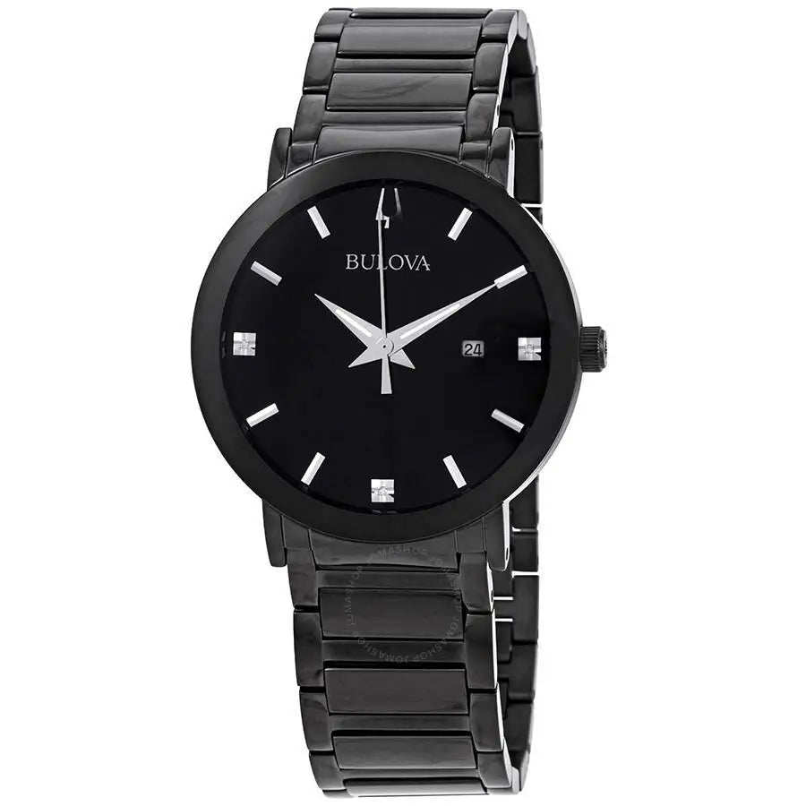 Bulova | Open Box - Bulova Modern Diamond Black - Premium Quality Product