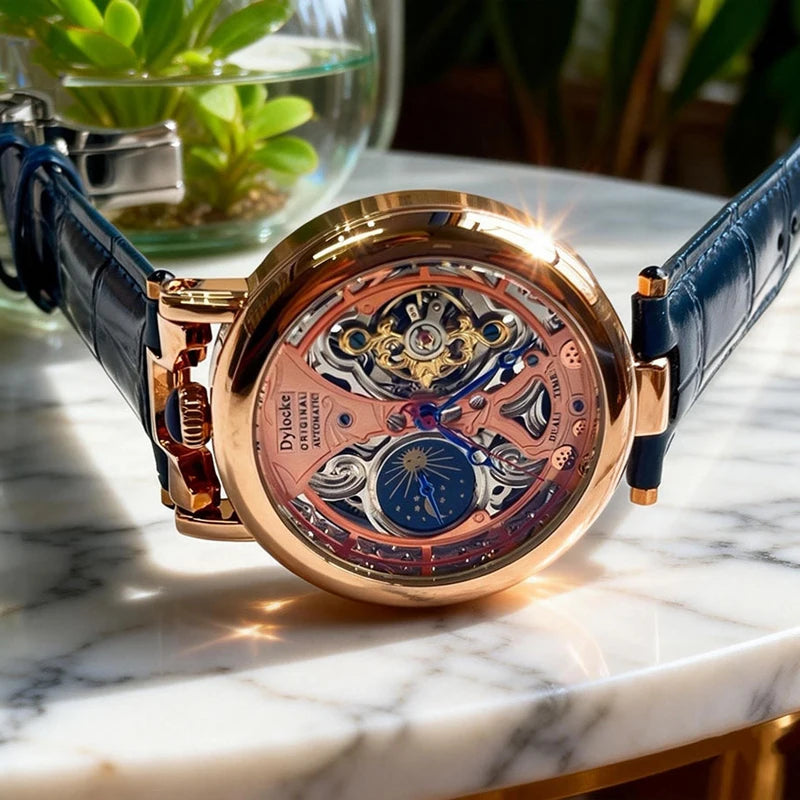  Luxury Moon Phase Men's Watches Original - Luxury Watch with precision timepiece