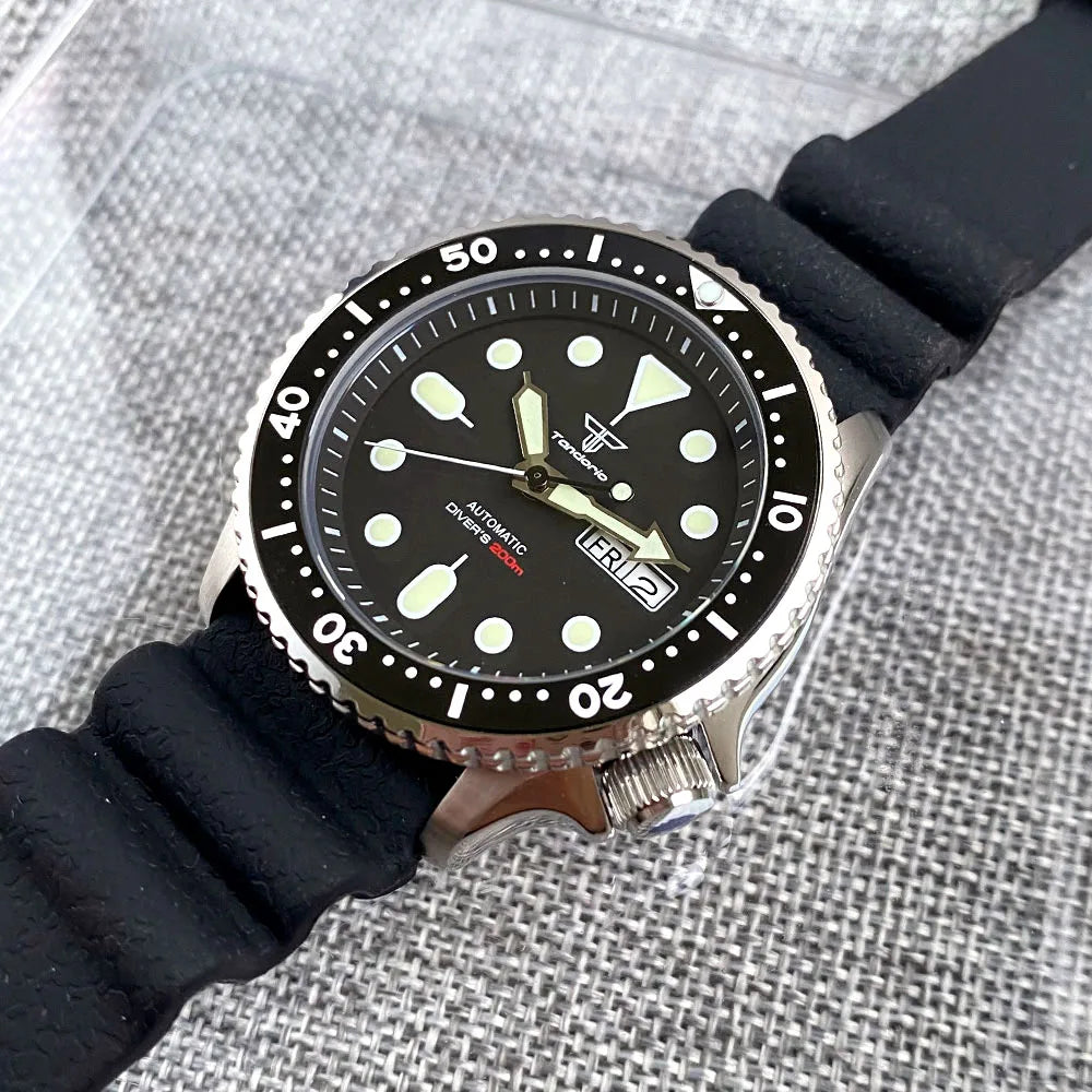 mm Tandorio NHA ATM Auto SKX Men Black Diver Watch - Product Image 29