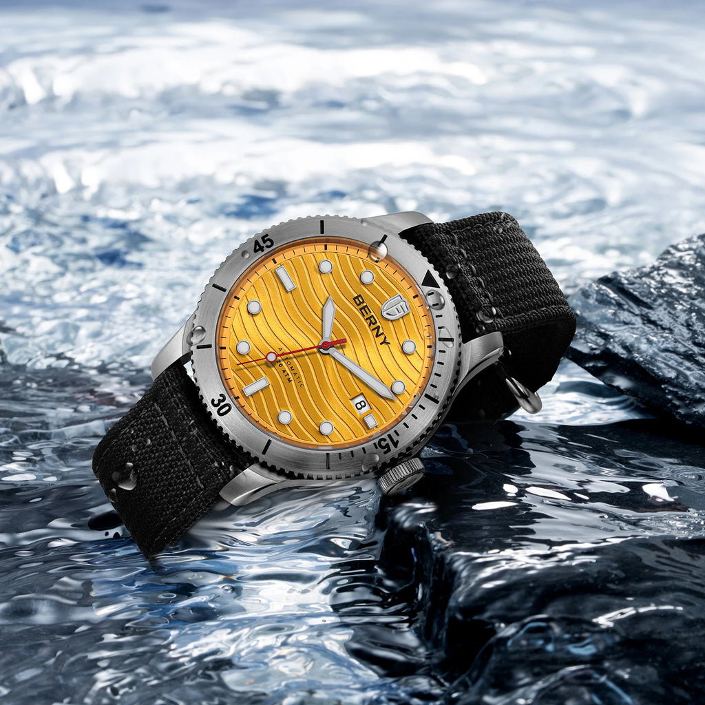 vastara berny diver for pt5000 luminous sapphire lens sport swimming diving watch 24 - classic unisex timepiece with