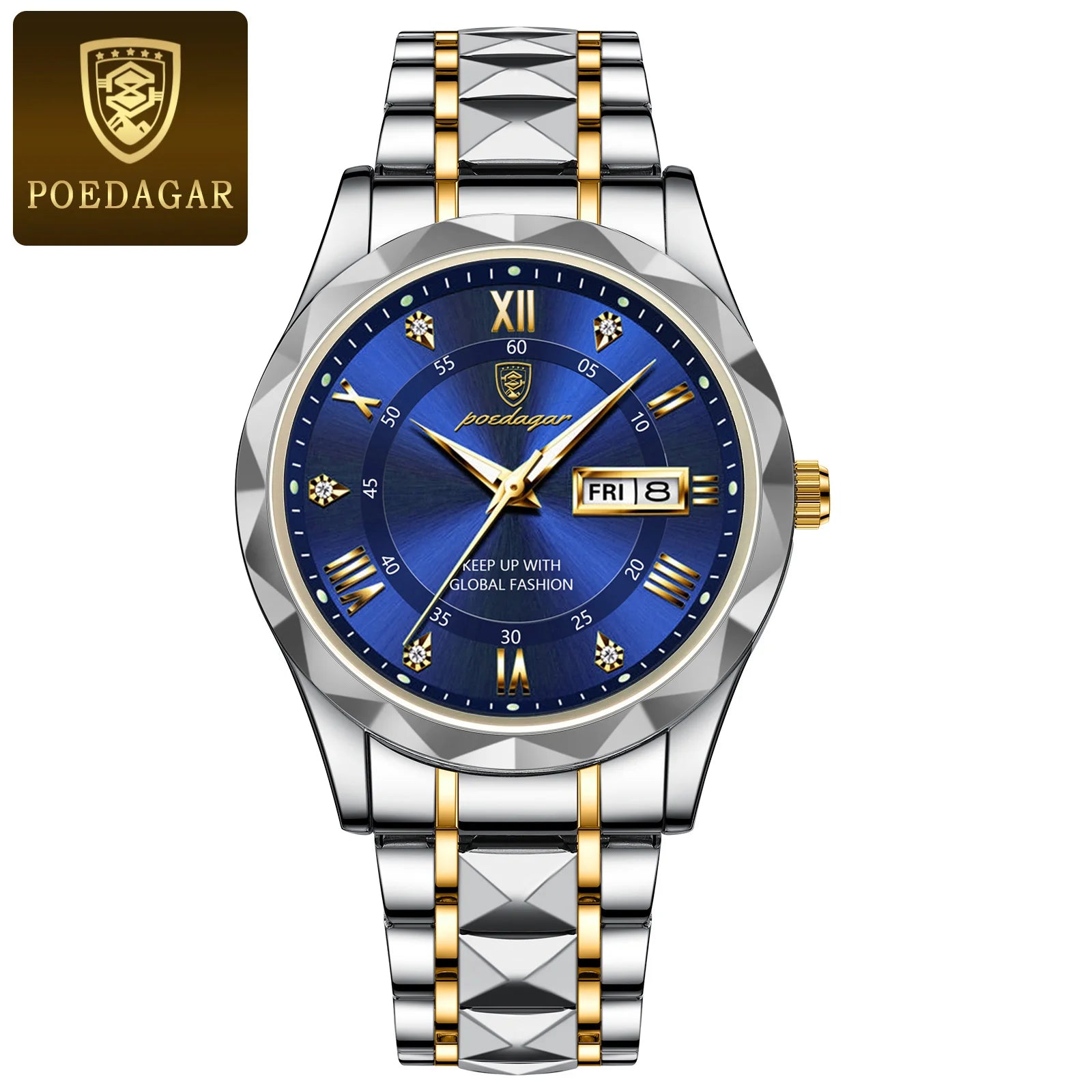 vastara poedagar business s es stainless watch 9 - business unisex timepiece with stainless steel (USA)