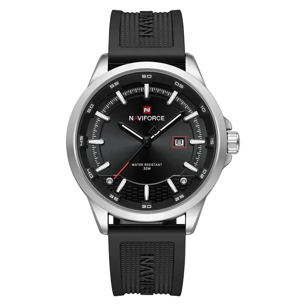 vastara naviforce sport military auto date silicone rubber original clock 9248 watch 26 - classic unisex timepiece with