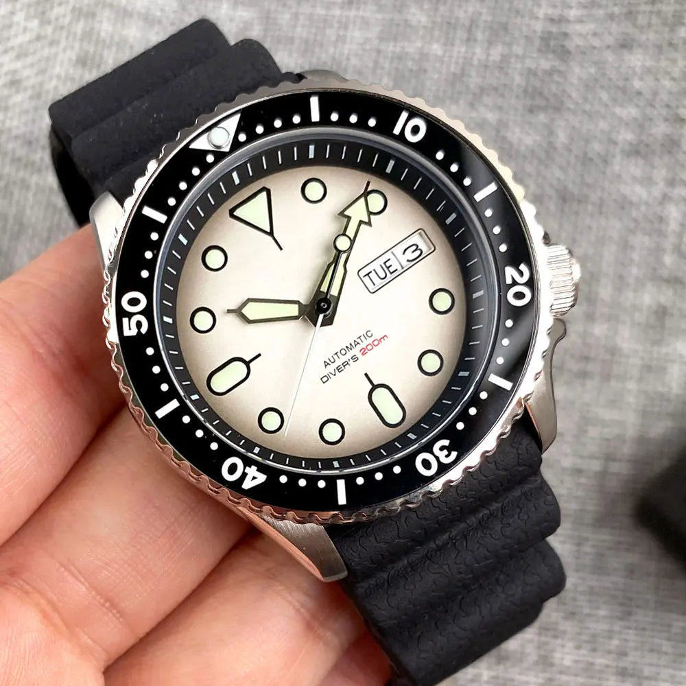 mm Tandorio NHA ATM Auto SKX Men Black Diver Watch - Product Image 41