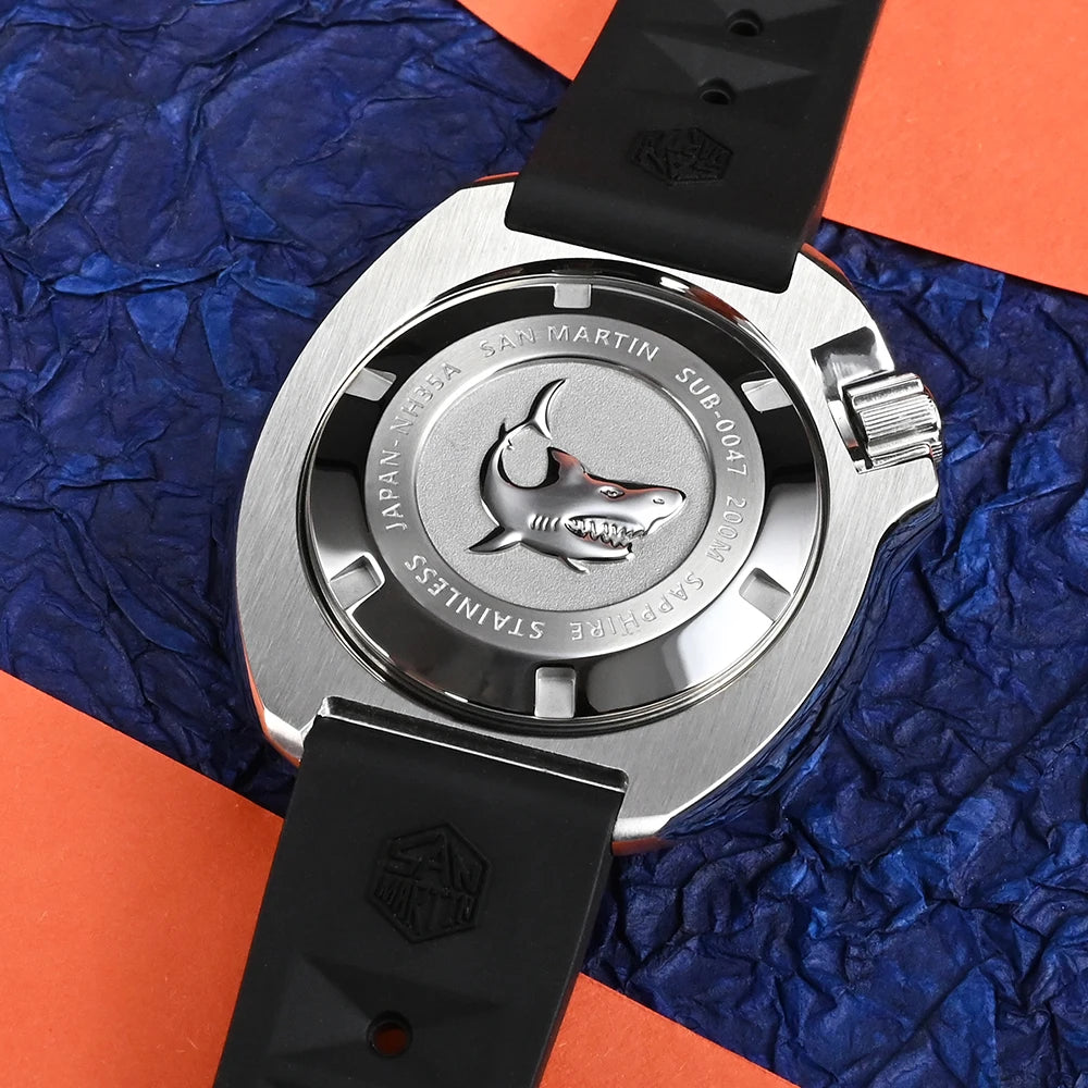 San Martin Men Automatic Watch Military Mechanical - Product Image 5