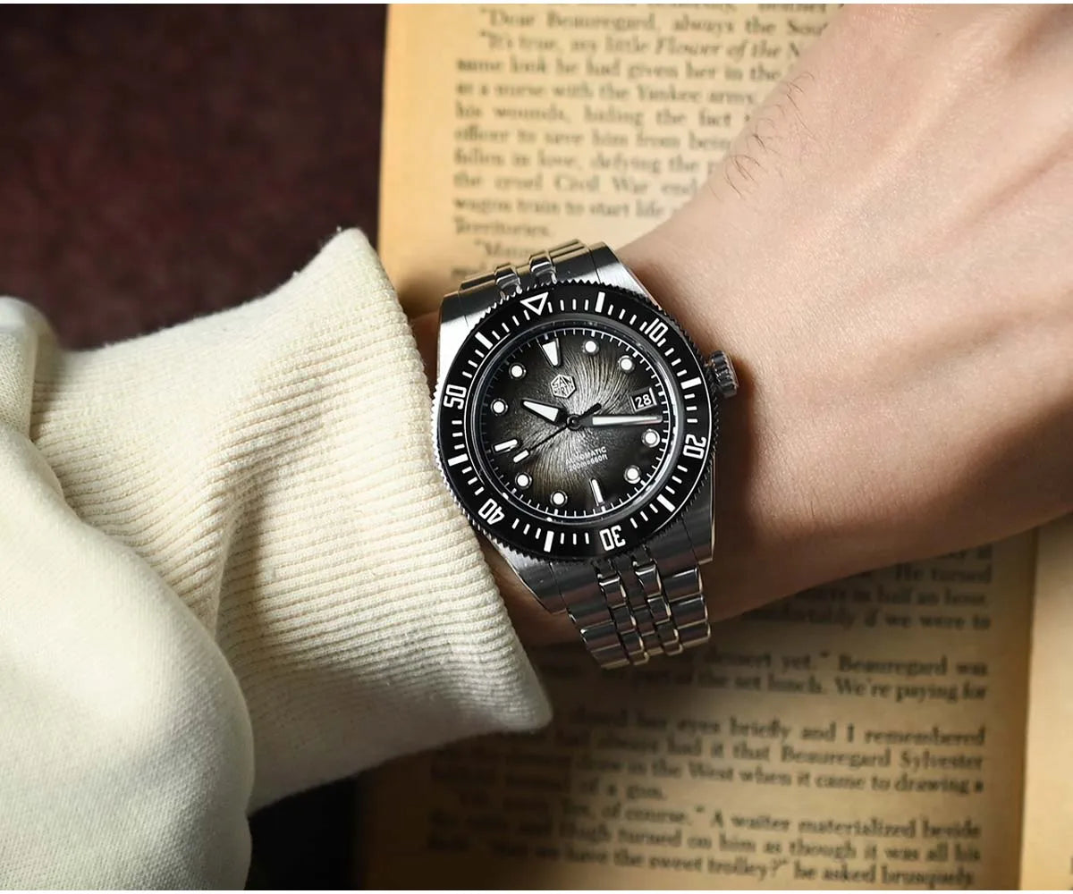 San Martin .mm mm Enamel Spiral Vortex Dial Men - Product Image 24