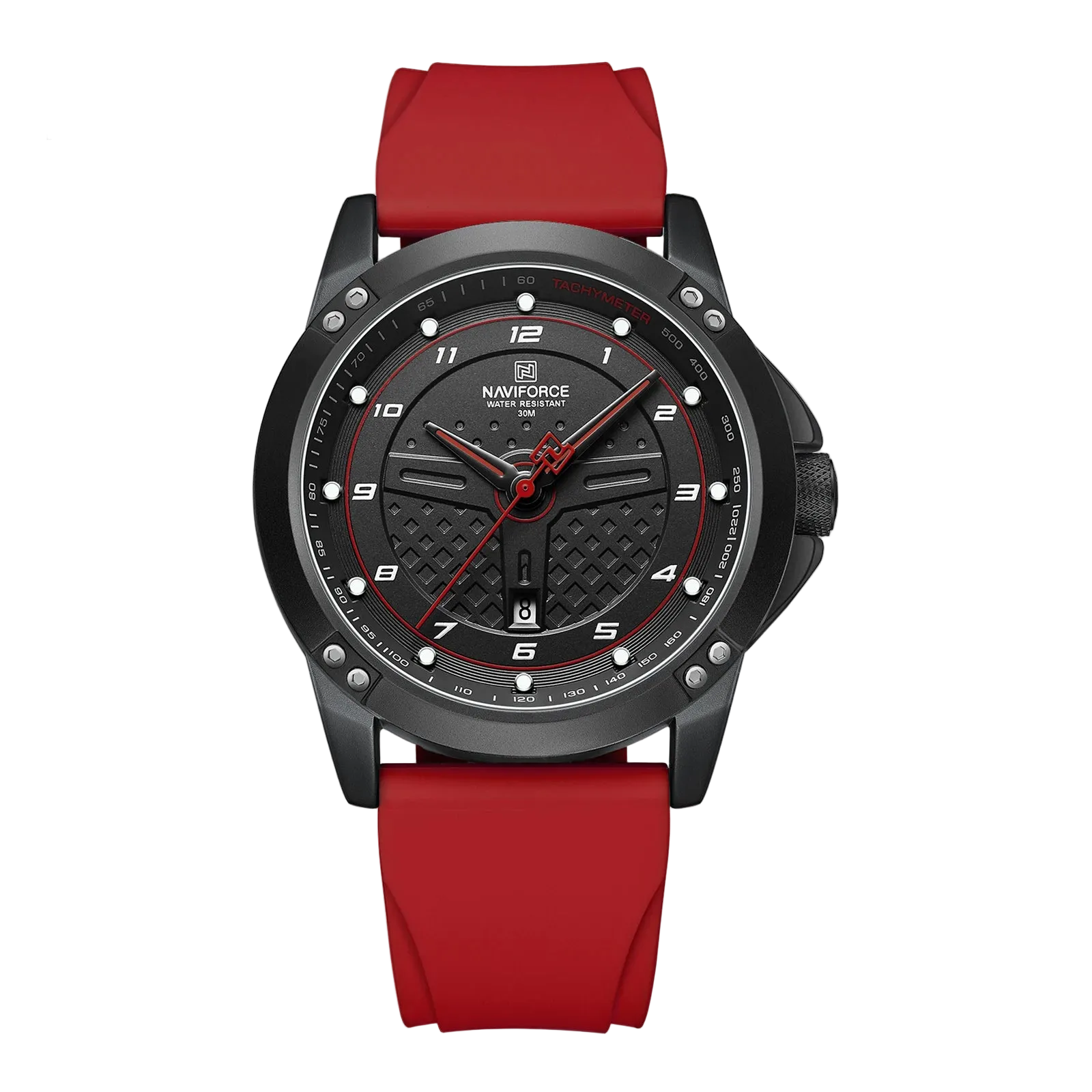 vastara naviforce casual 's es sport silicone strap luminous clock relogio masculino watch 27 - casual unisex timepiece with