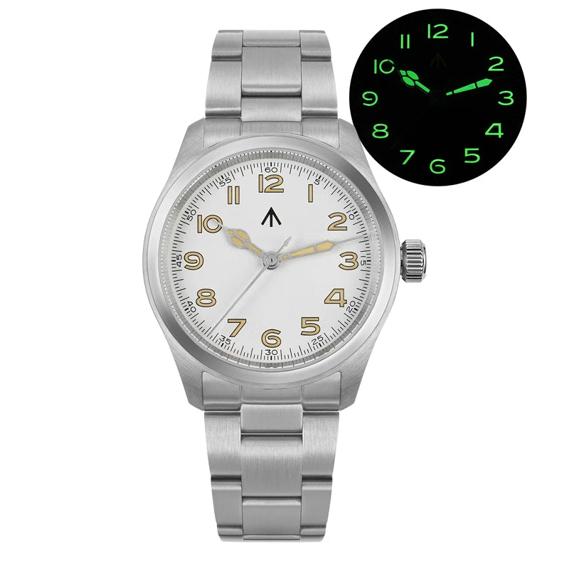 Militado ML Vintage Black Watch VH Sweep Quartz - Product Image 49