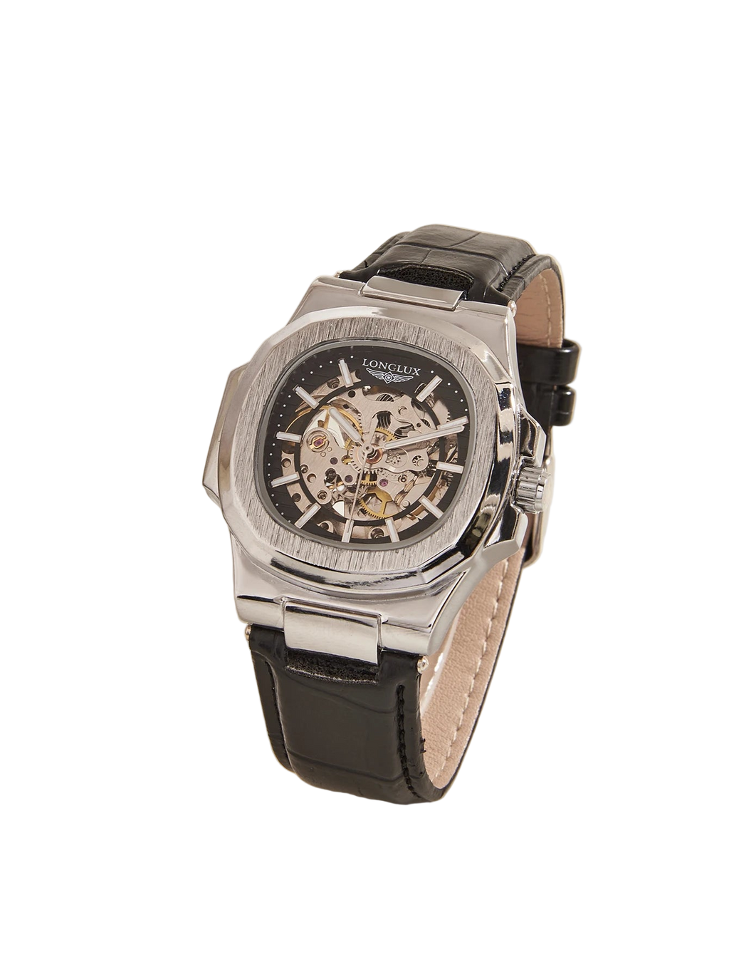 vastara - shadowcore skeleton automatic watch watch 12 - casual unisex timepiece with waterproof (USA)