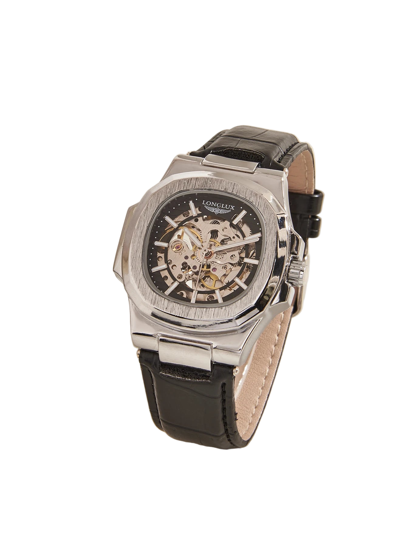 vastara - shadowcore skeleton automatic watch watch 12 - casual unisex timepiece with waterproof (USA)