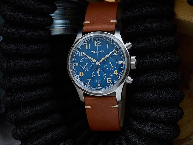 Milifortic Men's Solar Chronograph Sapphire Watch - Product Image 13