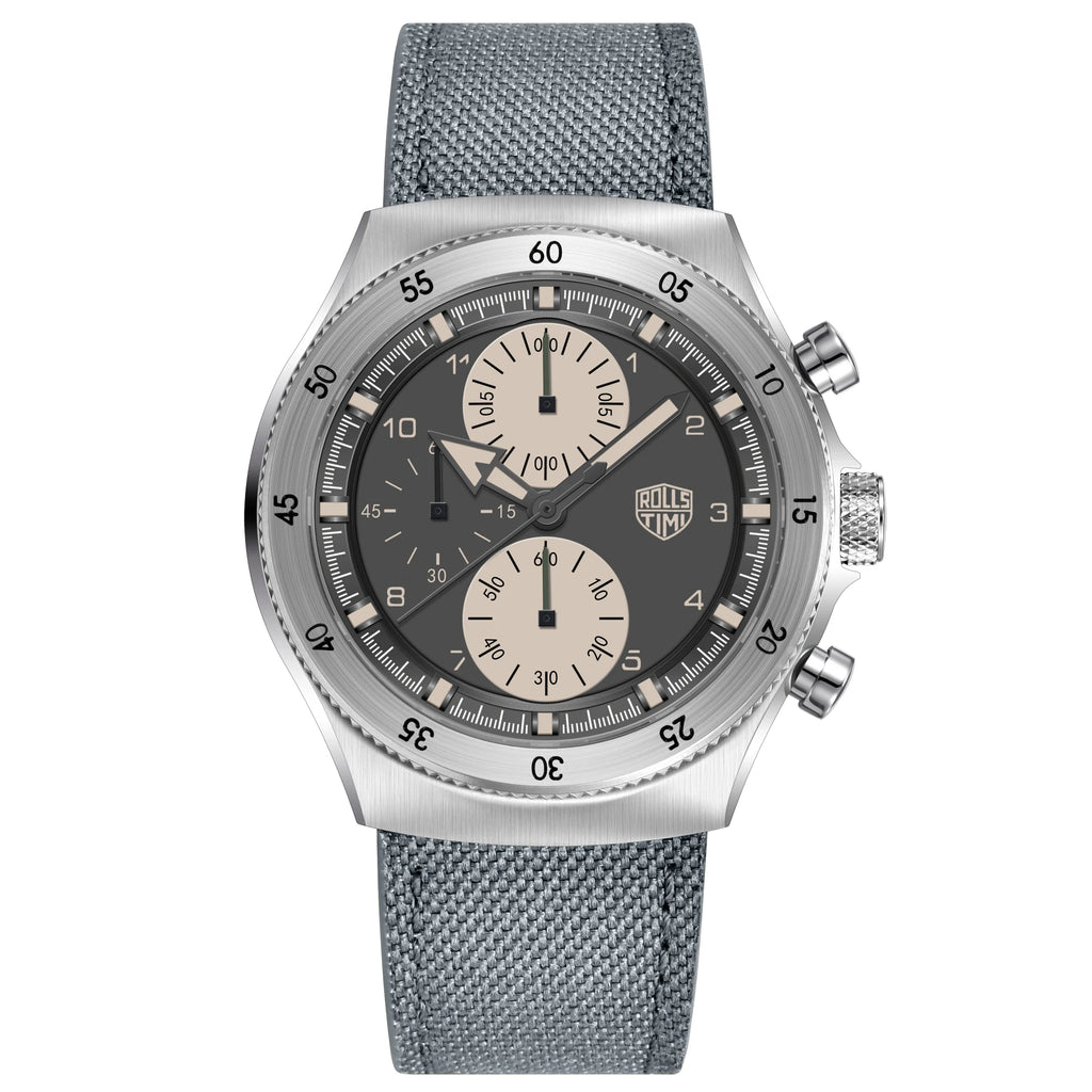 vastara rollstimi 's es chronograph for gift sapphire mirror stainless steel watch 21 - classic unisex timepiece with