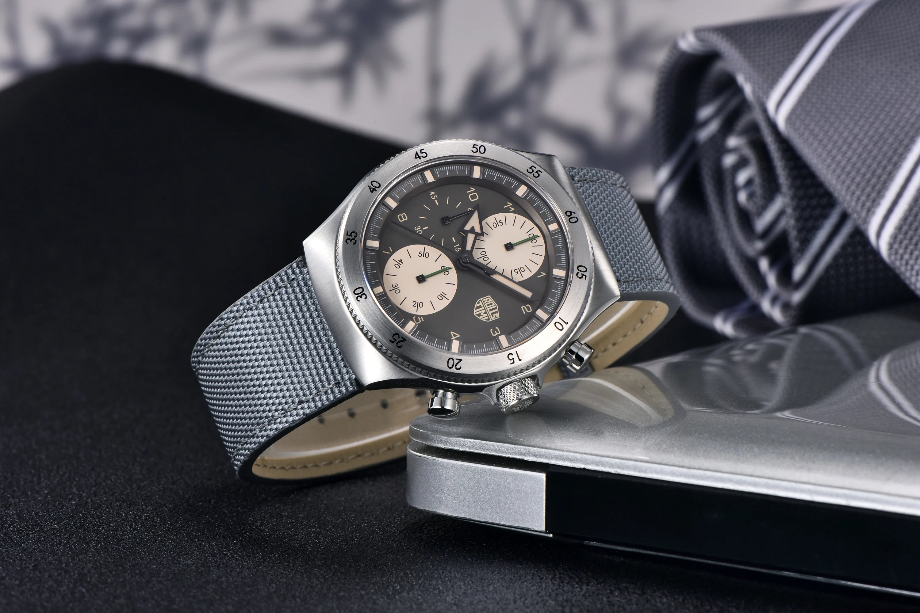 vastara rollstimi 's es chronograph for gift sapphire mirror stainless steel watch 13 - classic unisex timepiece with