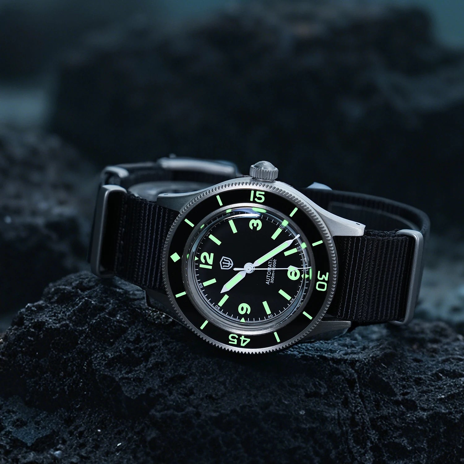 watchdives wd50ti titanium automatic dive watch 300m nh35 men’s mechanical watch sapphire ceramic bezel super luminova c3