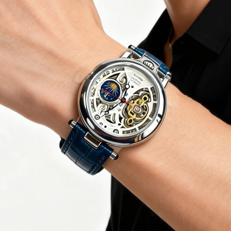  Luxury Moon Phase Men's Watches Original - Product Image 2