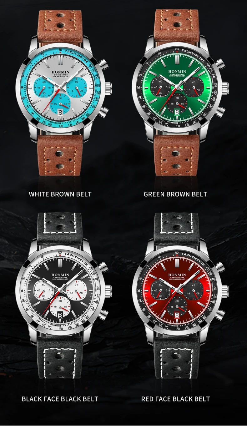 HONMIN Man Luxury Watch High Quality Waterproof - Product Image 14