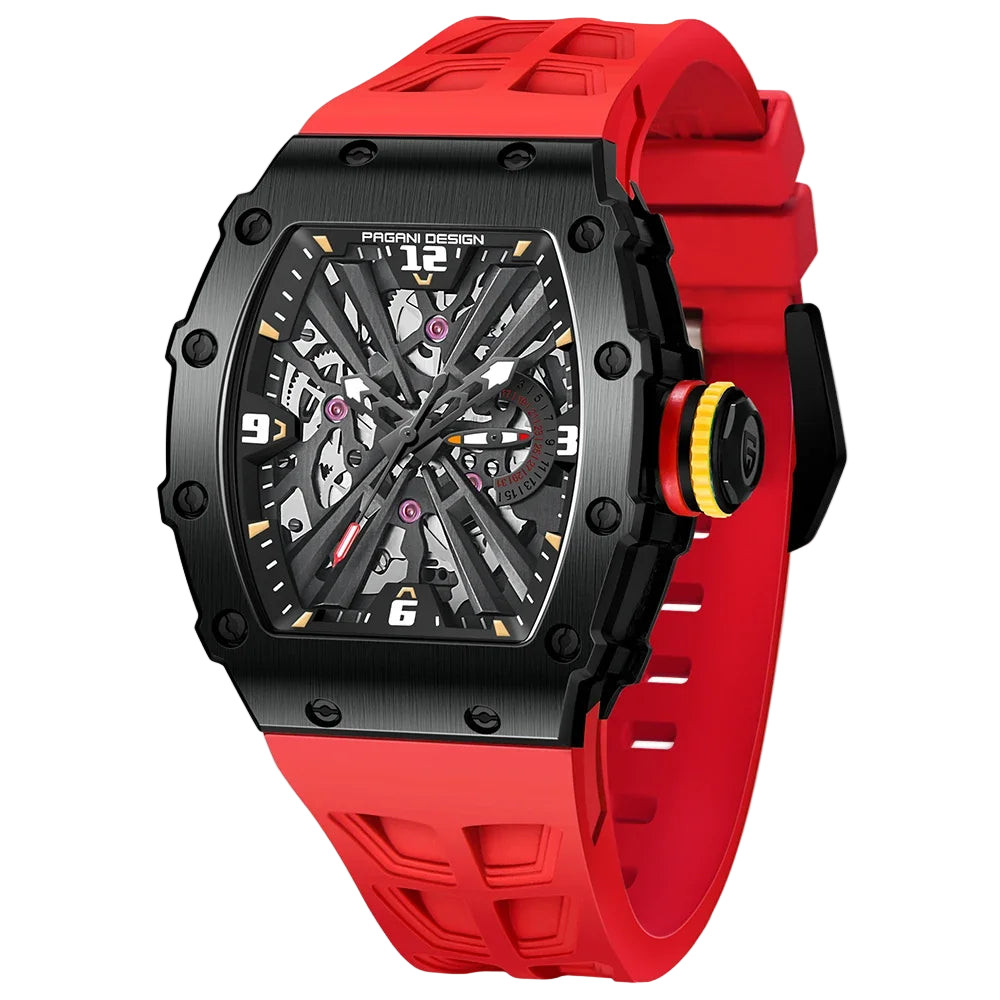 vastara - titanedge tonneau quartz watch watch 13 - casual unisex timepiece with chronograph (USA)