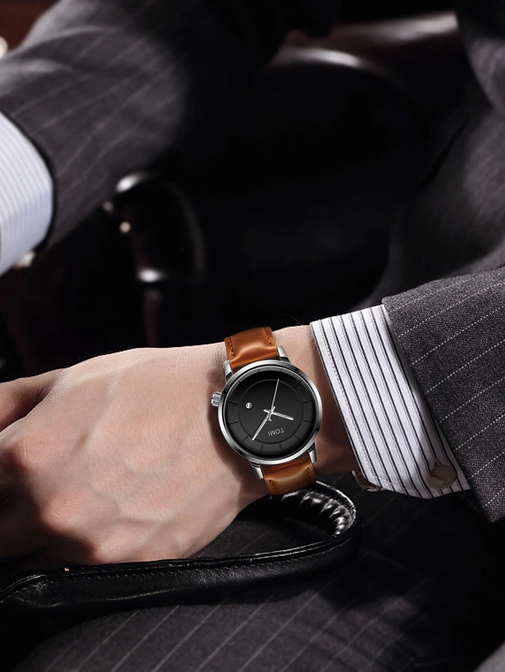 vastara men’s business watch – luxury quartz original design watch 19 - formal unisex timepiece with quartz (USA)