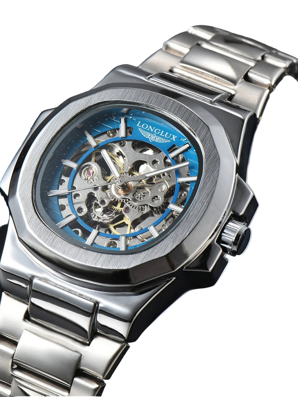 vastara - steelcrest phantom automatic watch watch 5 - formal unisex timepiece with waterproof (USA)