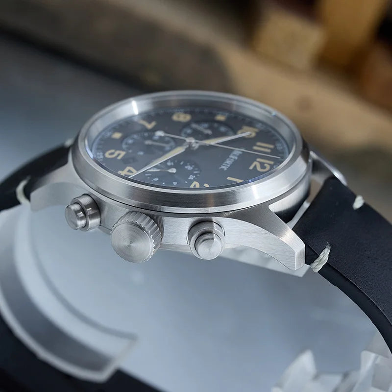 Milifortic Men's Solar Chronograph Sapphire Watch - Product Image 5