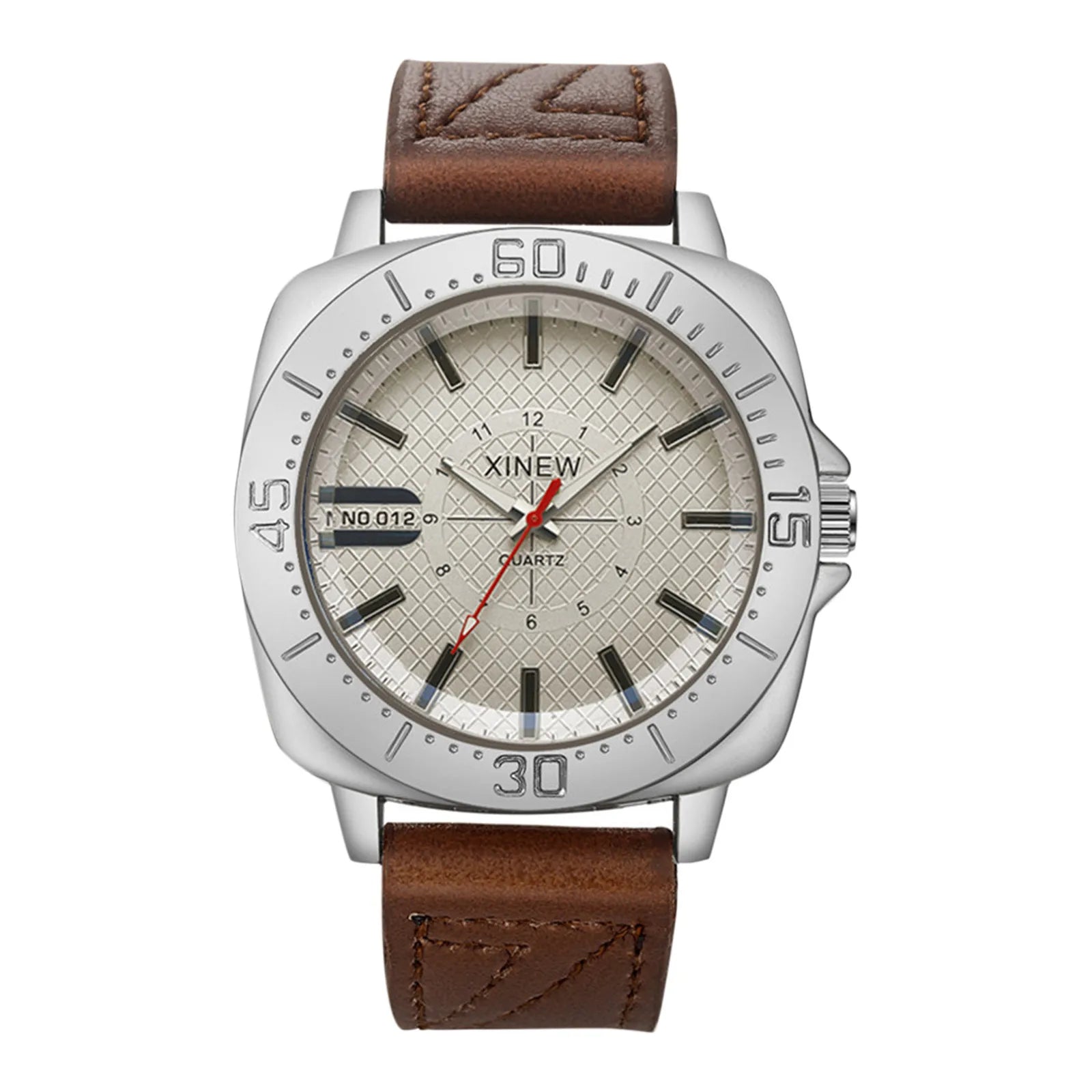 vastara hig-end simple business leather band strap glass minimalist round dial versatile daily outgoing watch 11 -