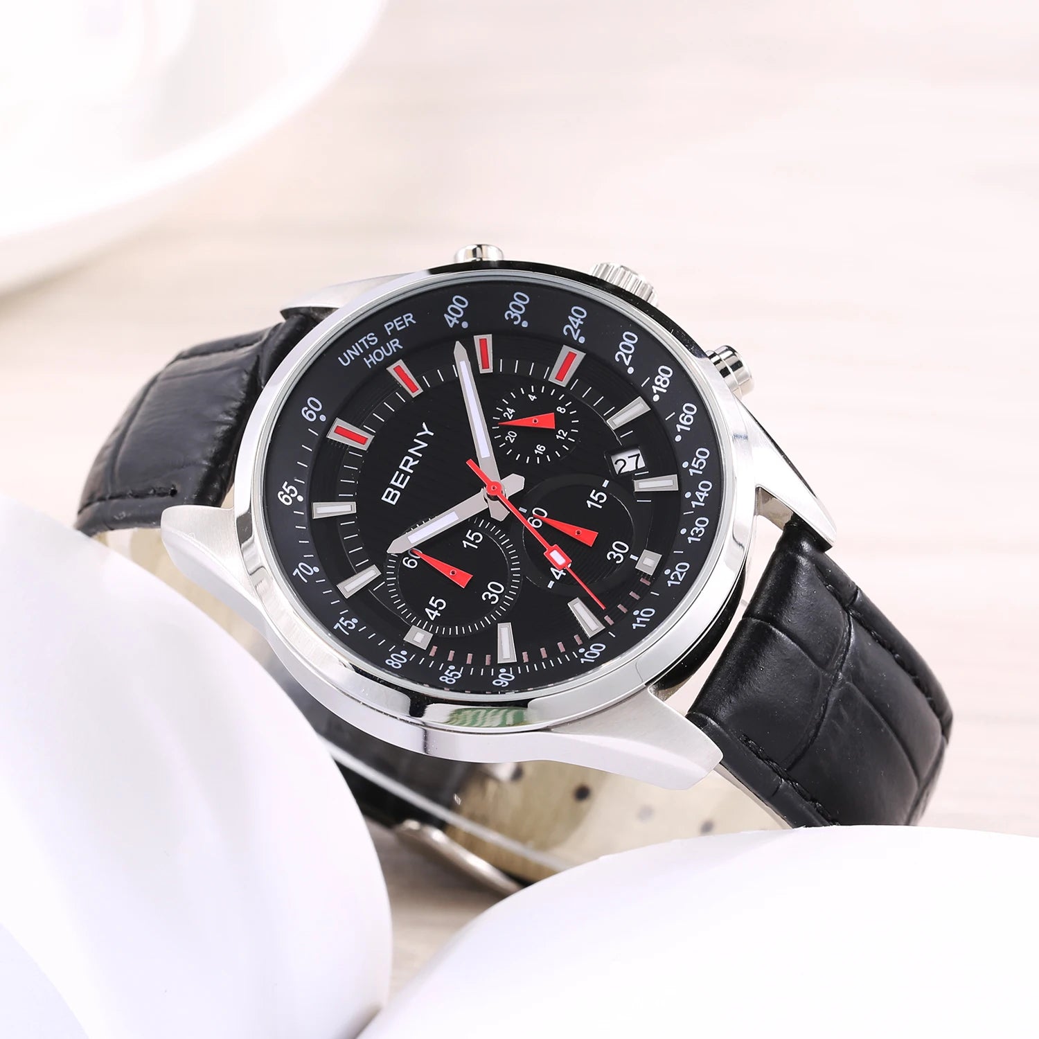 vastara berny 's multifunction chronograph luminous cool sports watch 9 - sports unisex timepiece with chronograph (USA)