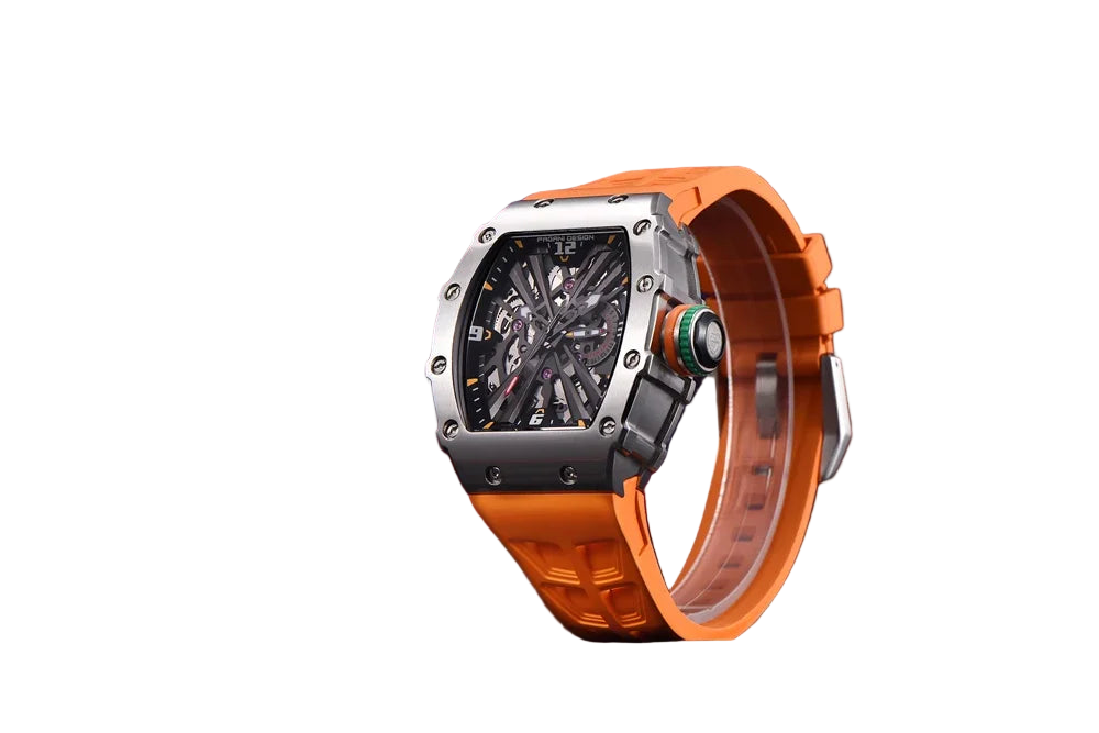 vastara - titanedge tonneau quartz watch watch 12 - casual unisex timepiece with chronograph (USA)