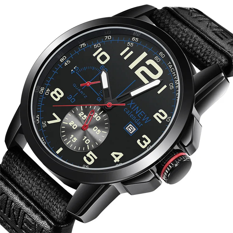 Men Big Brand XINEW Watches Fashion Nylon Band - Product Image 9