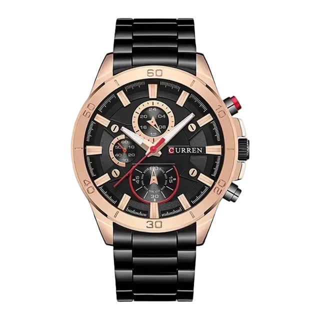 vastara 8275 's stainless steel strap night light chronograph casual 's clock gift watch 26 - casual unisex timepiece with