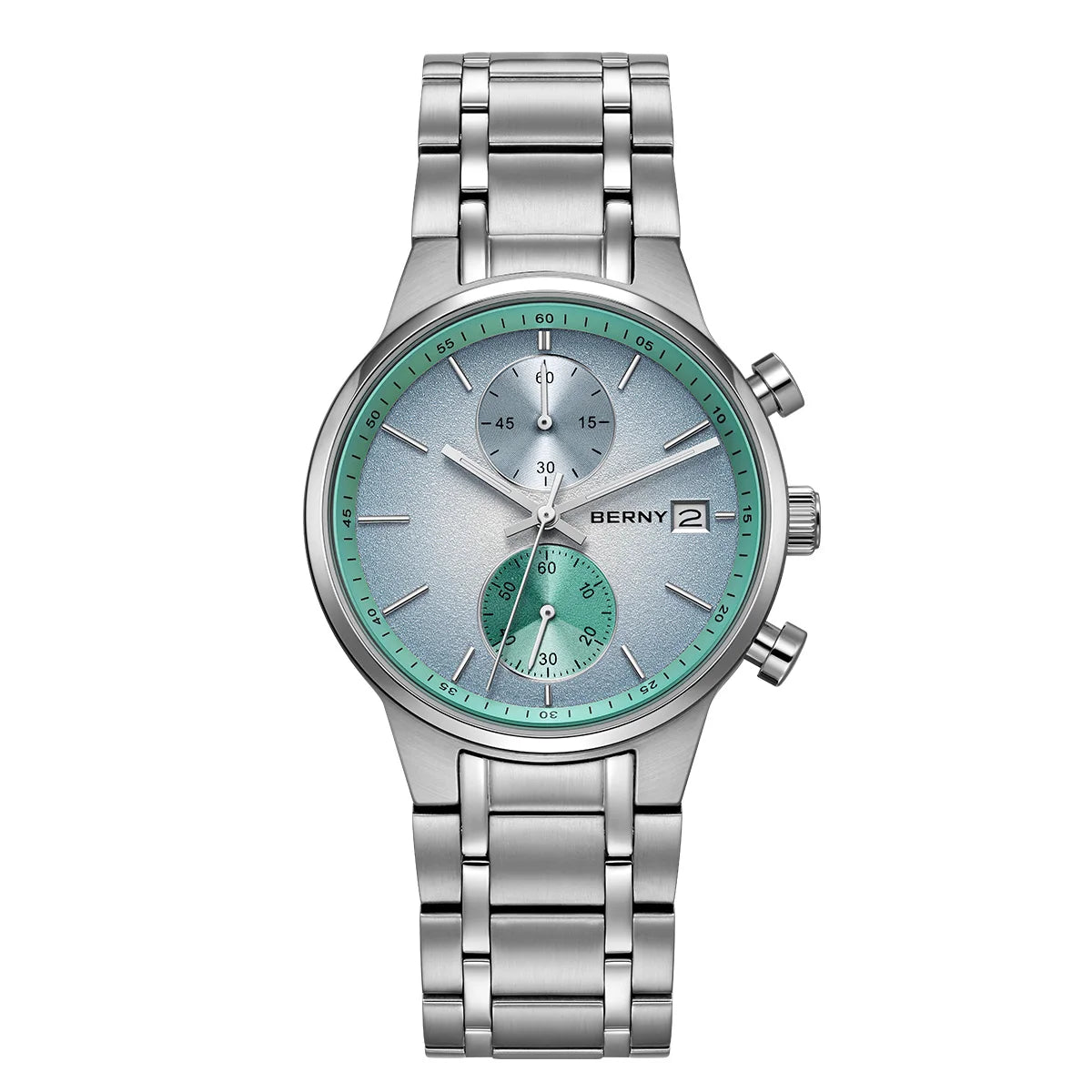 vastara - men's chronograph watch with luminous display watch 19 - casual unisex timepiece with chronograph (USA)